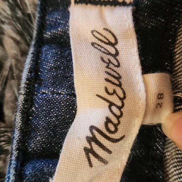 Madewell Denim Mini Skirt with Front Zipper - Picture 2 of 3